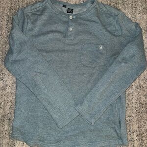 Volcom Seagreen Long Sleeve Henley